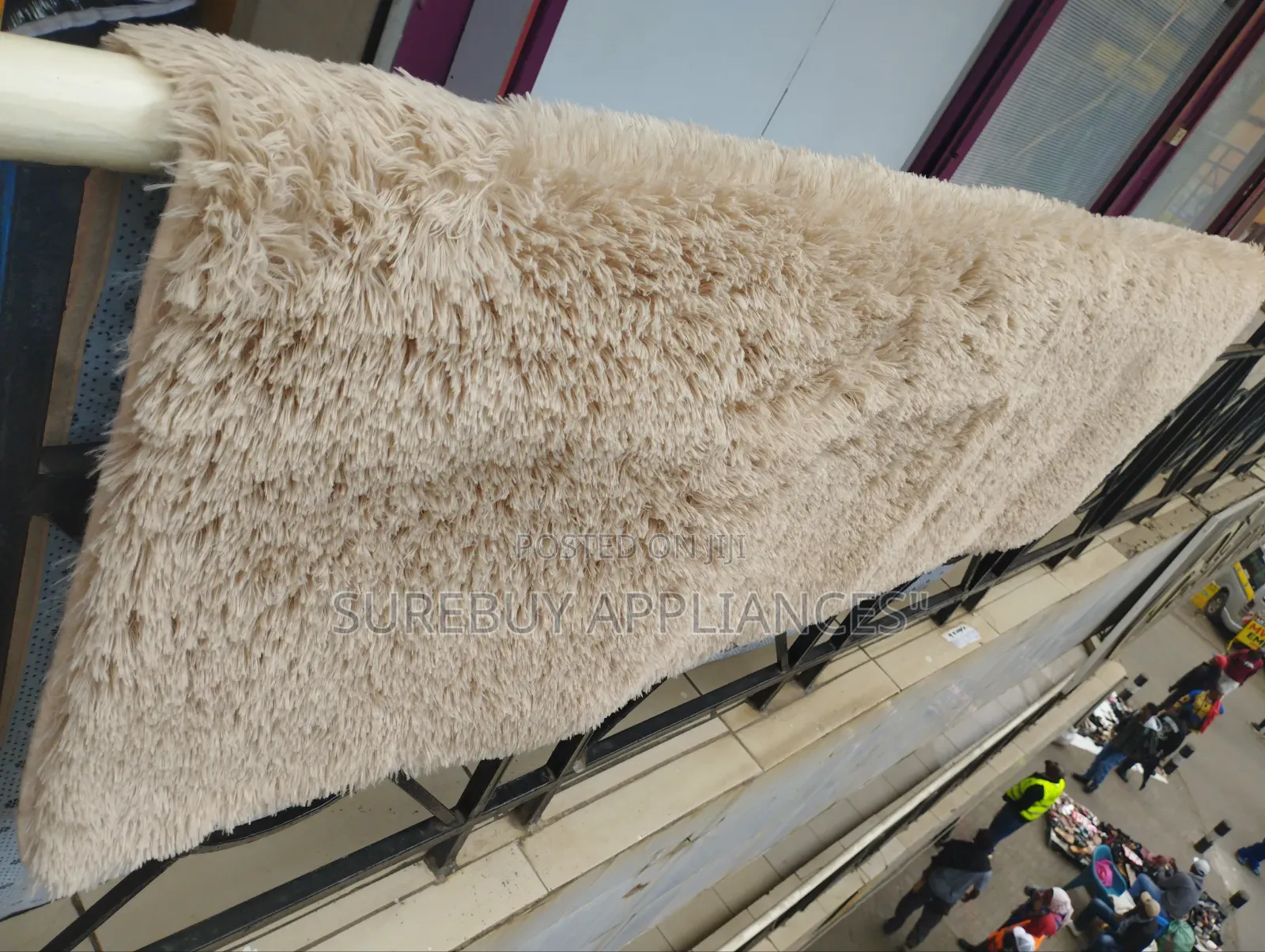 5*8 Plain Color Fluffy Carpet