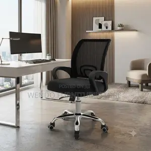 Office Chair; Mid Backrest Ergonomic Mesh Clerical Home Chairs