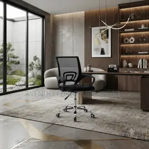 Office Chair; Mid Backrest Ergonomic Mesh Clerical Home Chairs