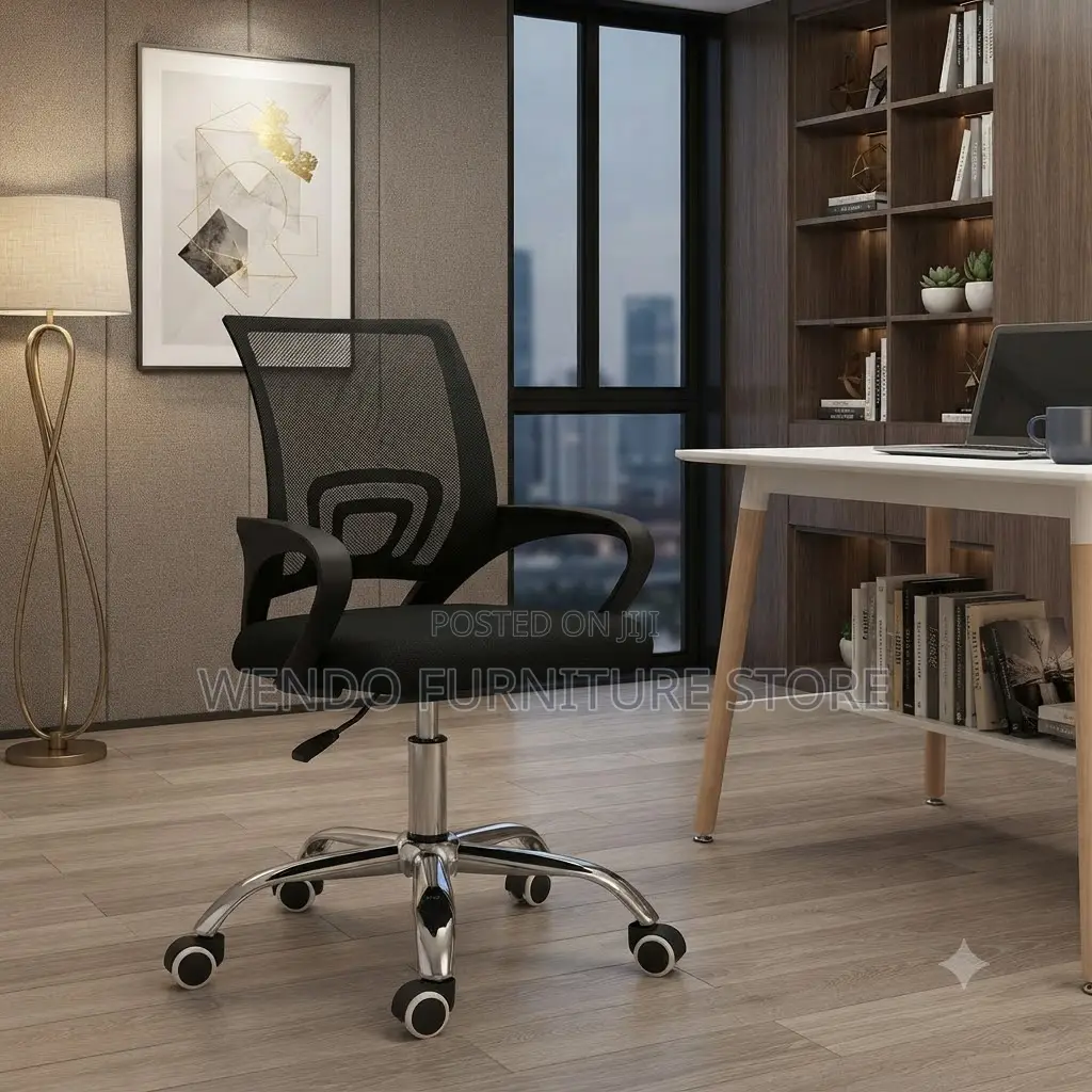 Office Chair; Mid Backrest Ergonomic Mesh Clerical Home Chairs