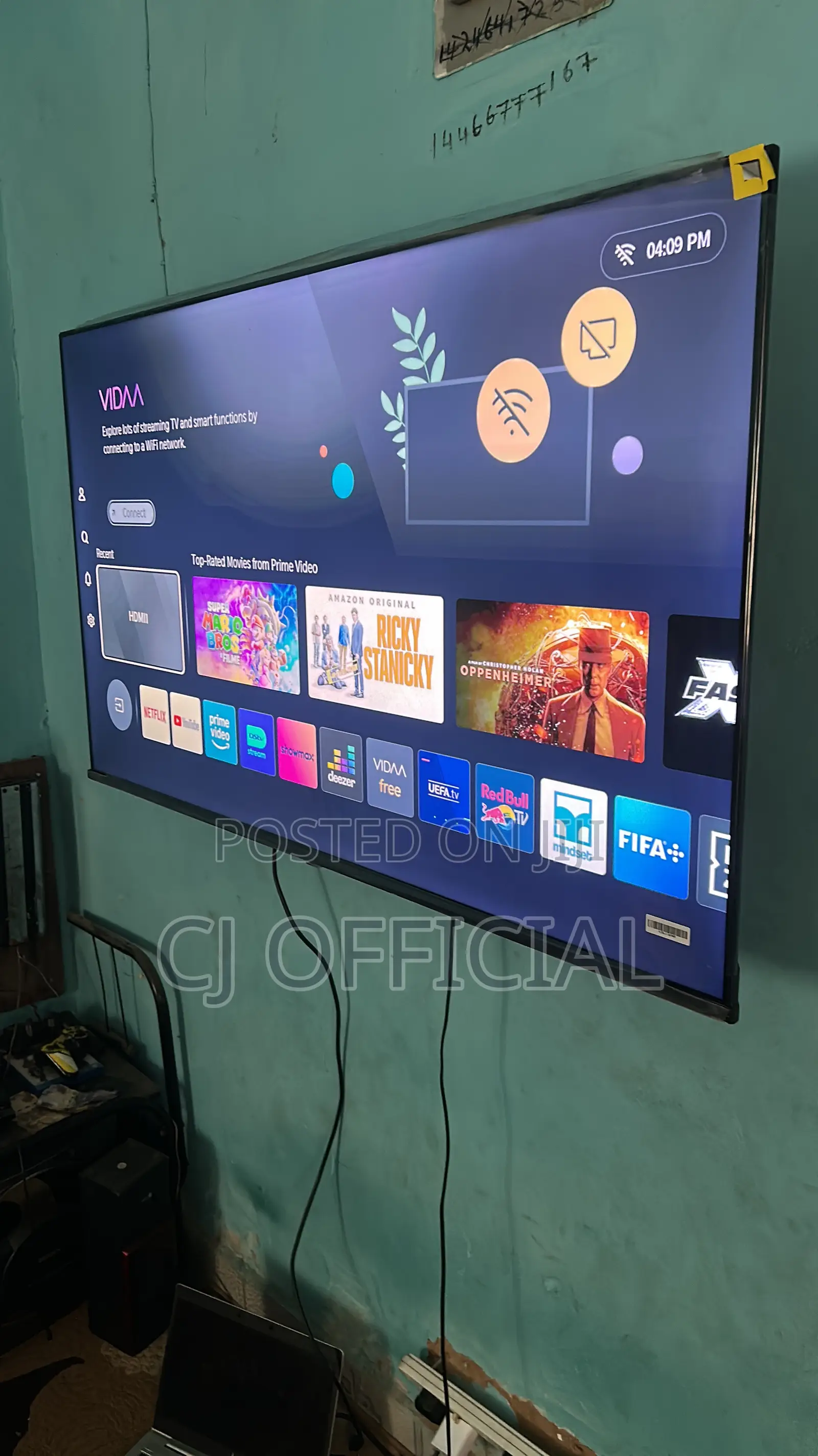 Hisense 55 Inch Frameless Smart TV