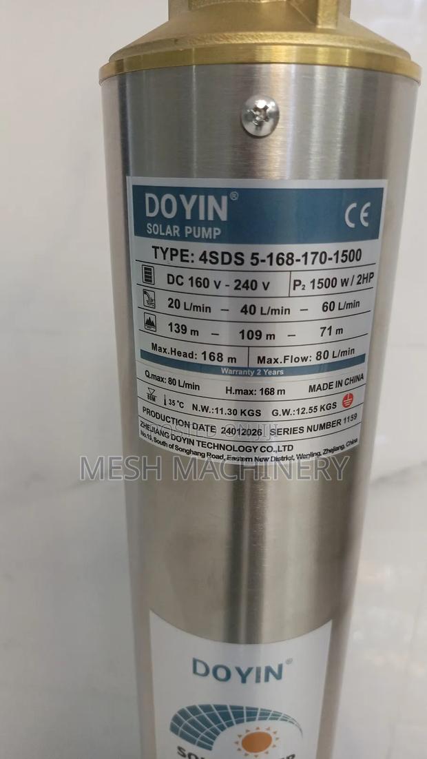 DOYIN Dc Solar Brushless Submersible Borehole Water Pump