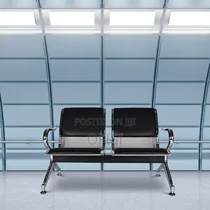 Waiting Bench; Two-Person Airport Waiting Office Bench
