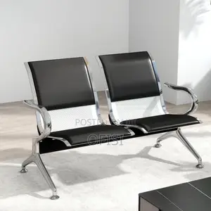 Waiting Bench; Two-Person Airport Waiting Office Bench