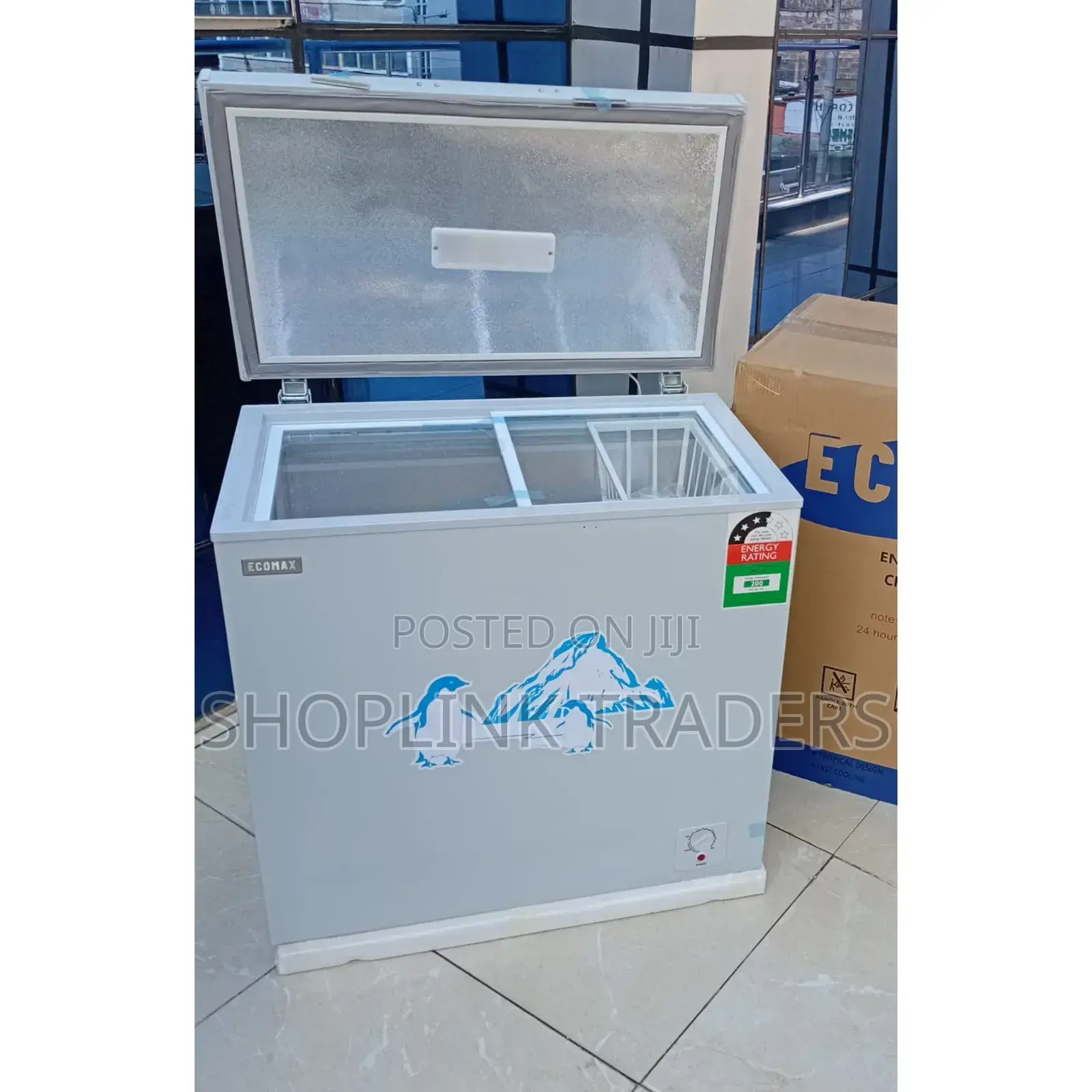 Ecomax  169 Liters Deep Freezer With Free Freezer Guard