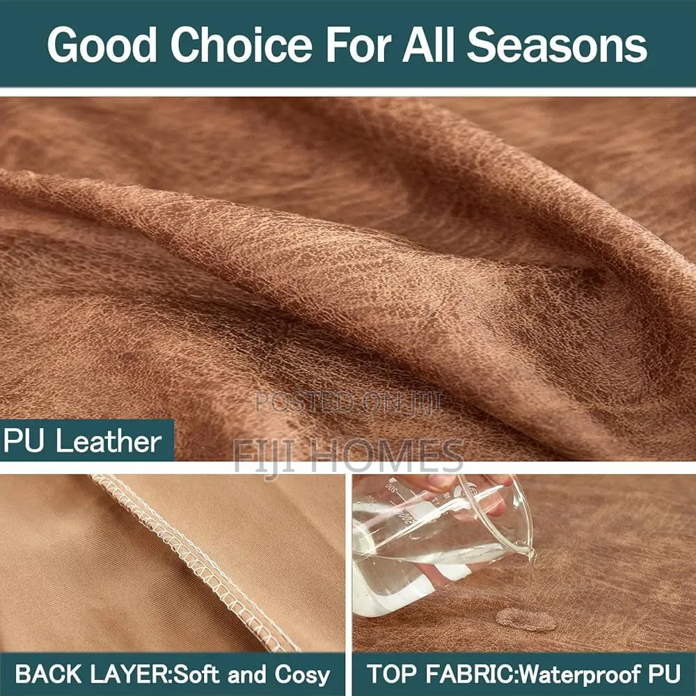 Sofa Cover Waterproof Soft Faux Leather Material