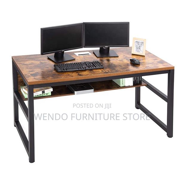 Office Desk; Urban Home Office Table With Under Book and CPU Holder - thumbnail 4