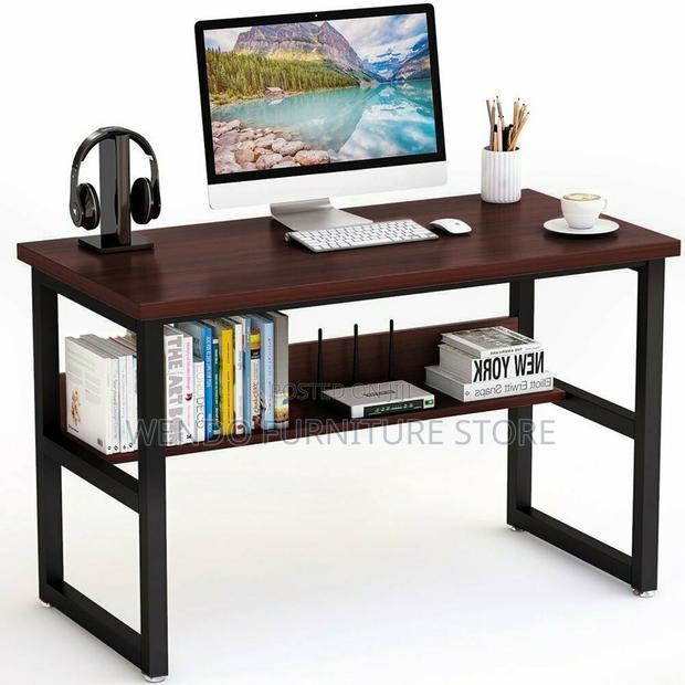 Office Desk; Urban Home Office Table With Under Book and CPU Holder - thumbnail 9
