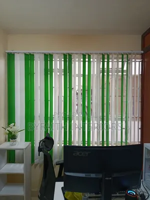 Clean and Smart Installed Office Blinders
