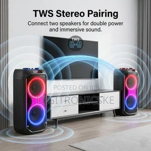 Syinix 800watts Bass Boom Portable Speaker