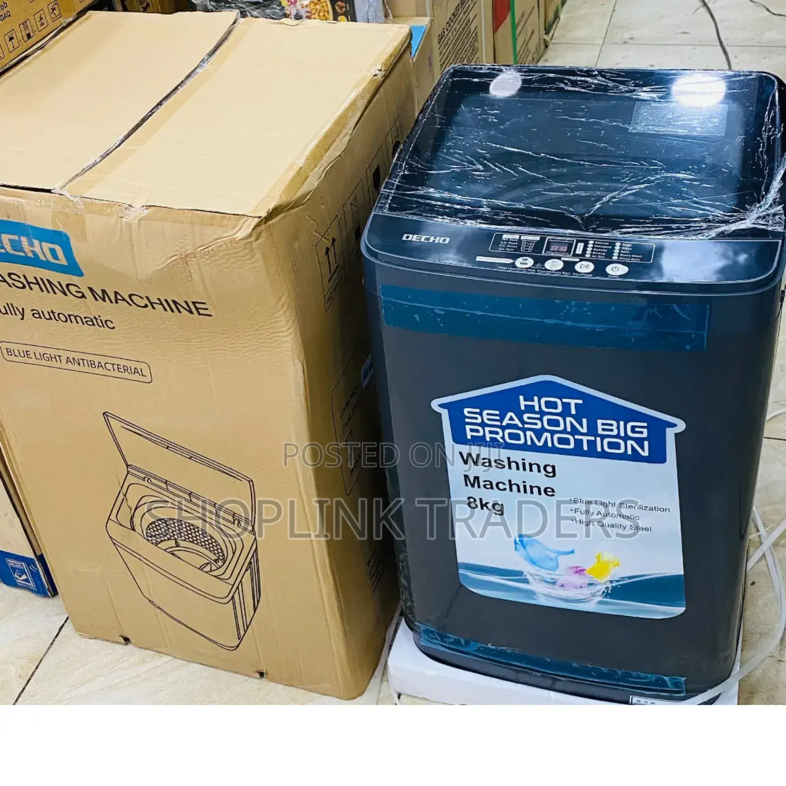 Decho 8kg Top Load Fully Automatic Washing Machine