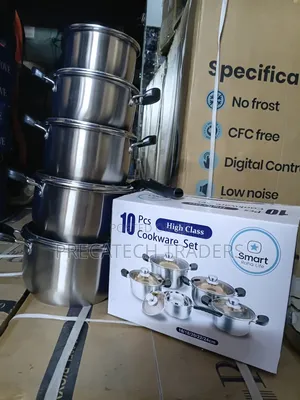 10 Piece Stainless Steel Cookware Set