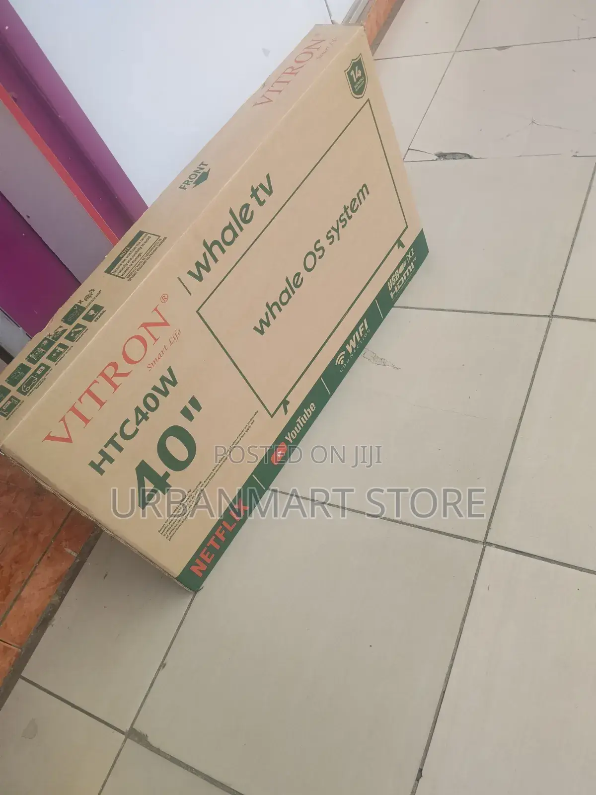 New Vitron 40" HTC40W Smart Television
