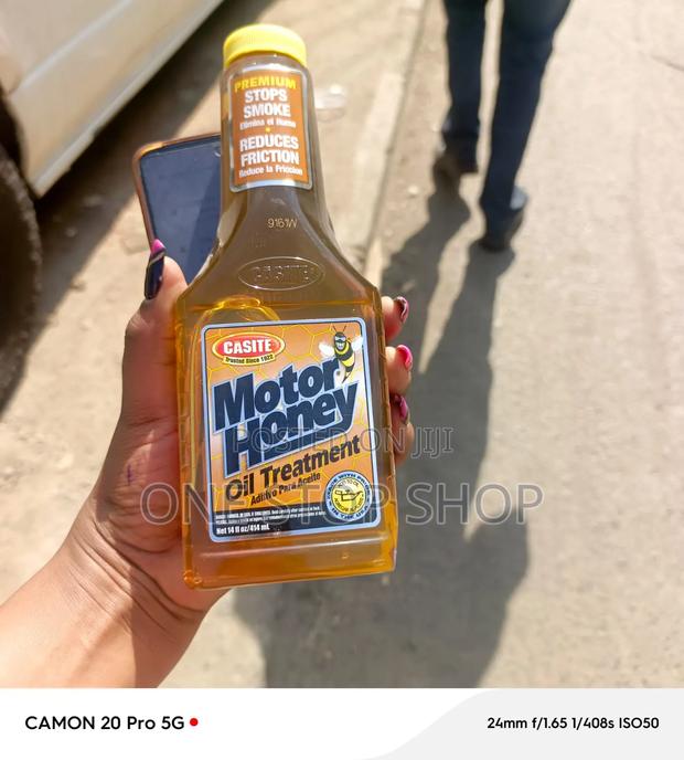 Motor Honey Reduces Oil Burning Minimizes Smoky Exhaust Emissions