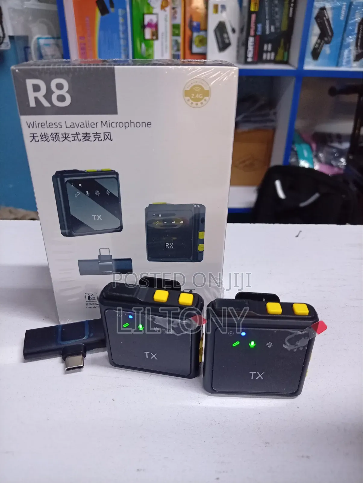 Type C Wireless Microphone With Monitoring Jack