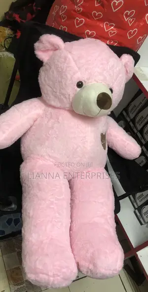 Bubbly Cute Pink Teddy Bear