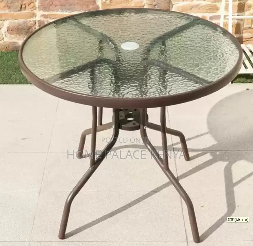 Outdoor Set: 5 Piece Breathable Backrest Family Outdoor Set