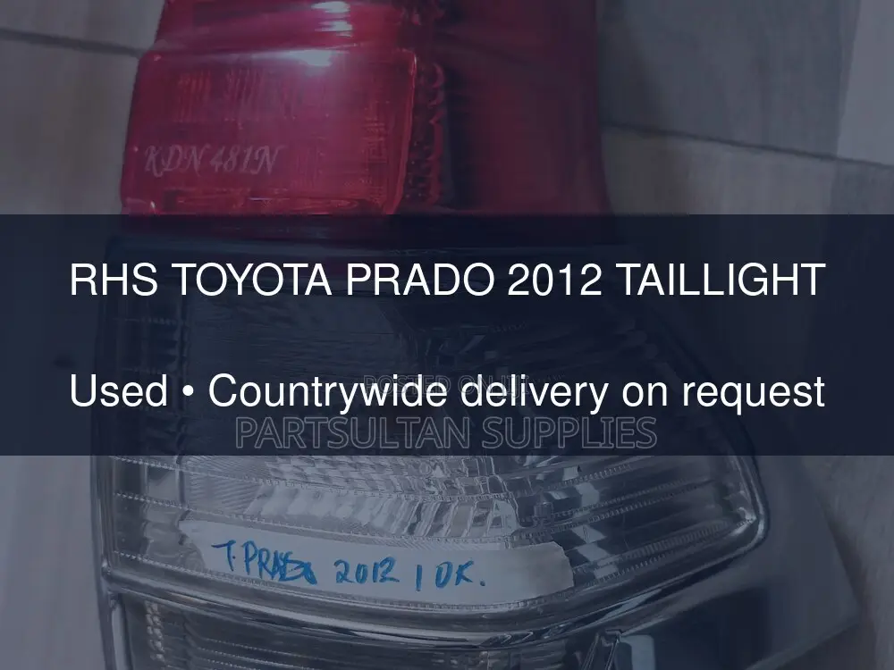 RHS Toyota Prado 2012 Taillight