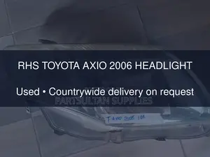 RHS Toyota Axio 2006 Headlight