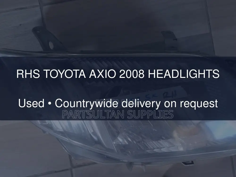 RHS Toyota Axio 2008 Headlights