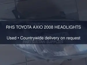 RHS Toyota Axio 2008 Headlights