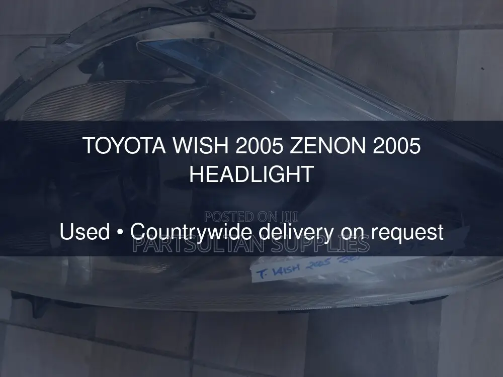 Toyota Wish 2005 Zenon 2005 Headlight