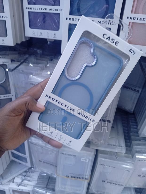 Samsung Galaxy S25 Semi-Transparent Frosted Back Panel, Case - thumbnail 2