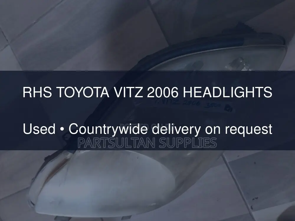 RHS Toyota Vitz 2006 Headlights
