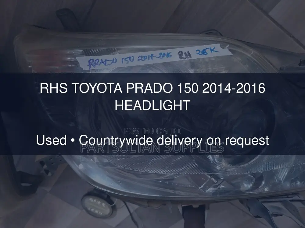 RHS Toyota Prado 150 2014-2016 Headlight