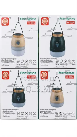 Solar Rechargeable Emergency LED Hanging Lantern YK-699B.