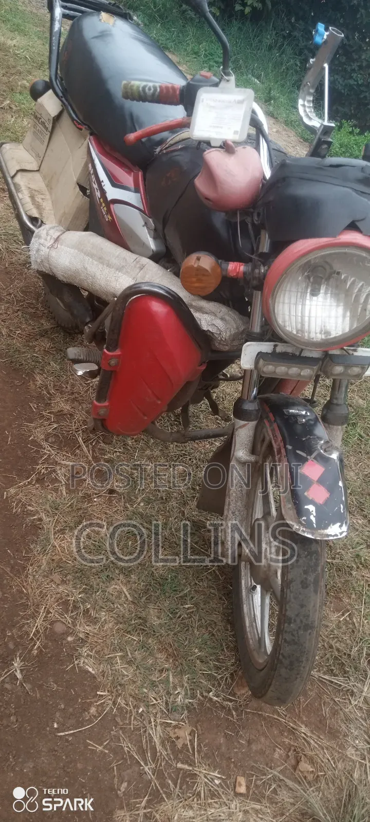TVS HLX 125 2017 Red