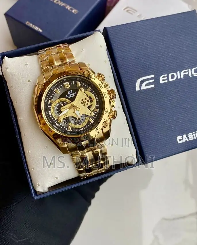AUTOMATIC Casio Edifice EF-550 Full Gold Chronograph