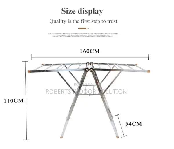 Heavy Duty Stainless Steel Cloth Drying Rack