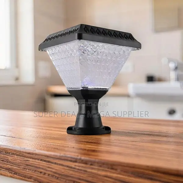Modern Outdoor Led Garden Light Main Gate Post Solar Light Lamp