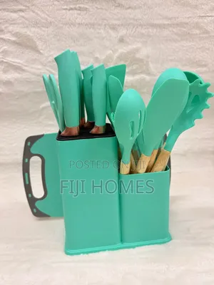 19pcs Silicon Cutlery Set