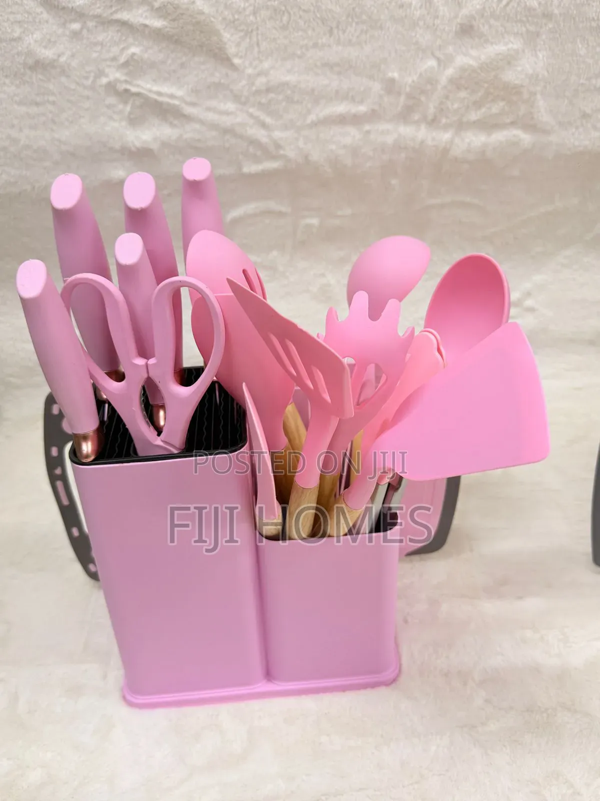 19pcs Silicon Cutlery Set