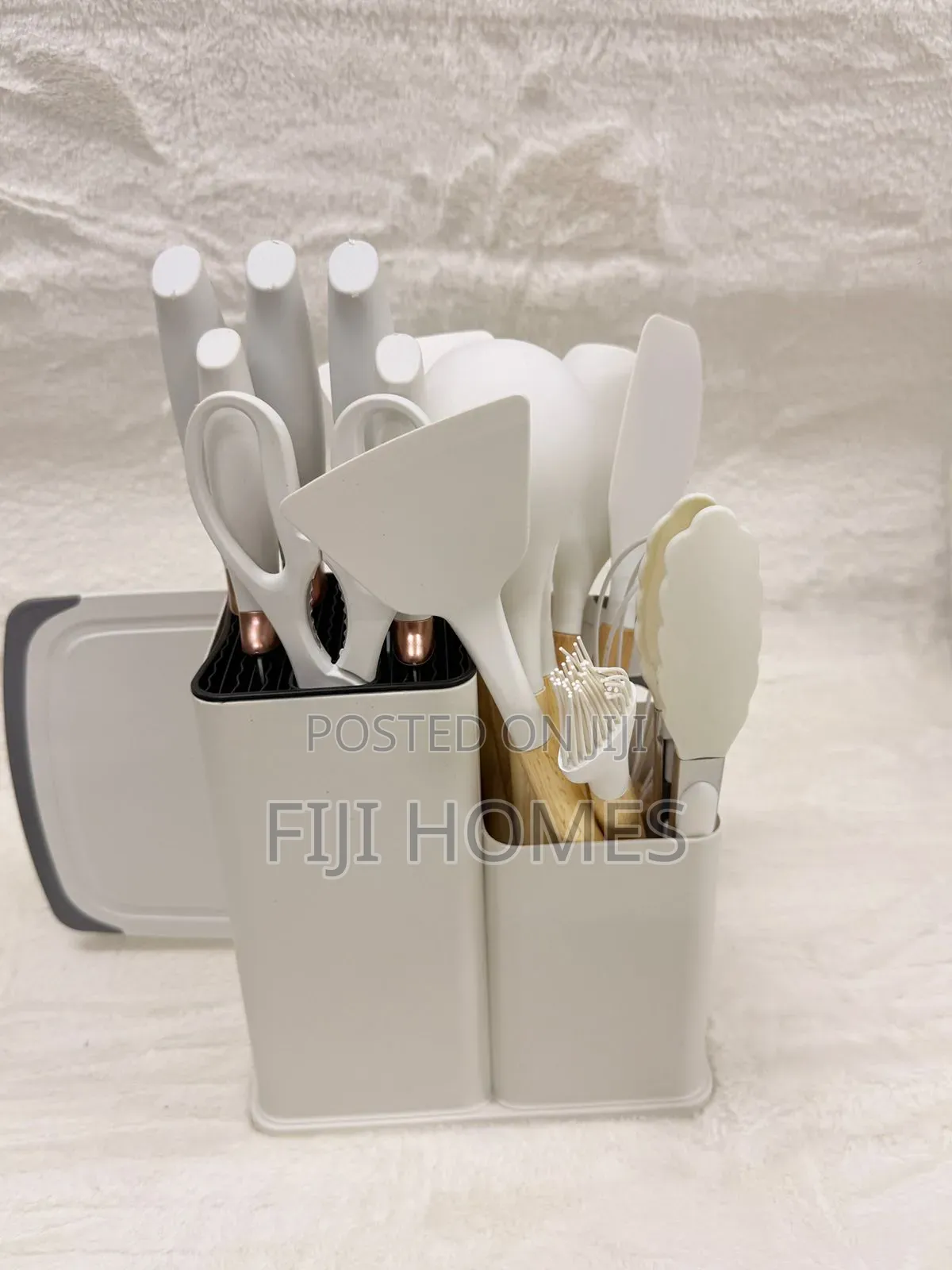 19pcs Silicon Cutlery Set