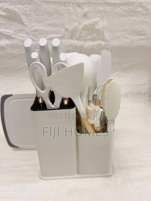 19pcs Silicon Cutlery Set