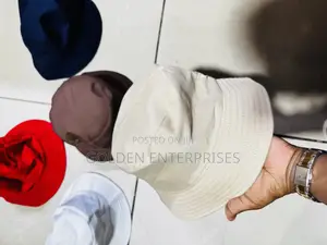 Beige Double Sided Bucket Hat