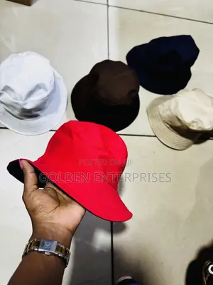 Red Double Sided Bucket Hat