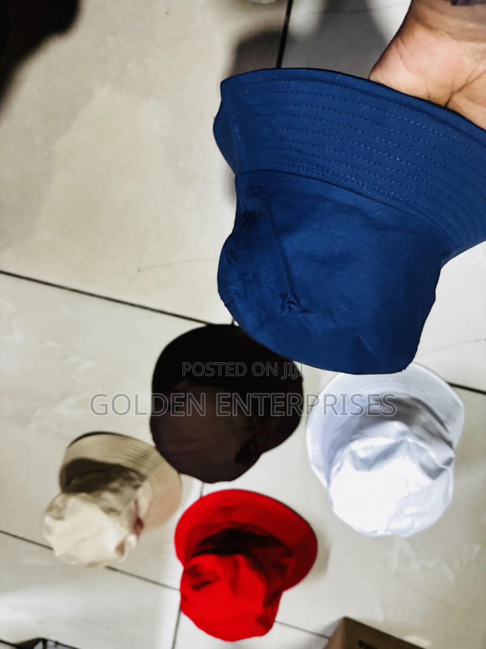 Navy Blue Double Sided Bucket Hat