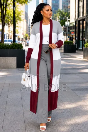 Elegant 3-Piece Knit Set Premium Quality
 Stylish Comfortable