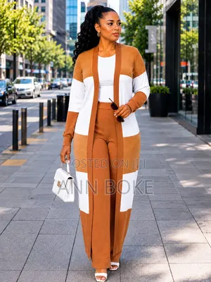 Elegant 3-Piece Knit Set Premium Quality
 Stylish Comfortable