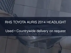 RHS Toyota Auris 2014 Headlight
