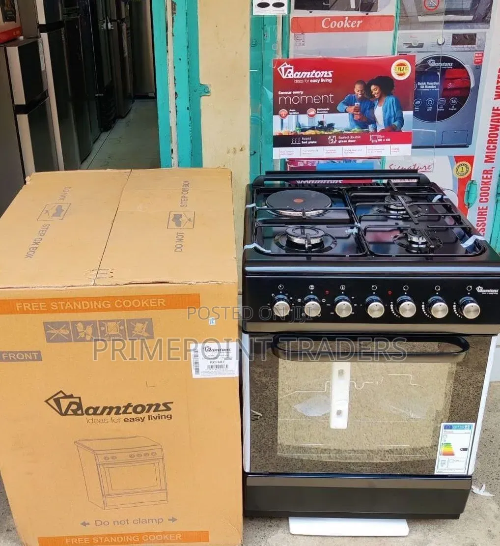 Ramtons 60*60 3+1 ,Versatile Cooking Performance