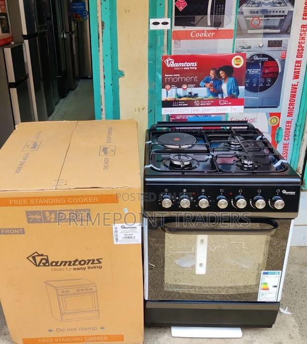 Ramtons Cooker 3G+1E 60X60Cm RC310 (BLACK) - thumbnail 2