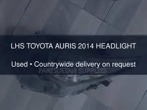 LHS Toyota Auris 2014 Headlight
