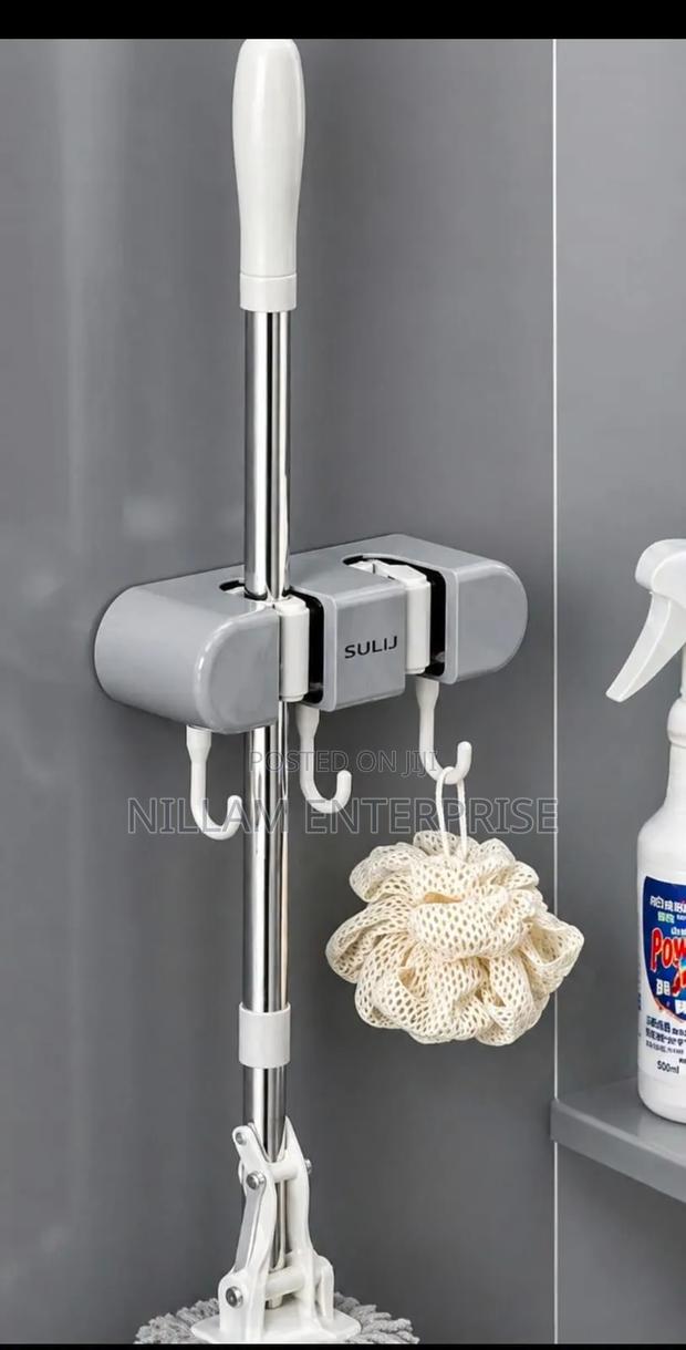 Non Slip Wall Mounted Mop Holder* - main view