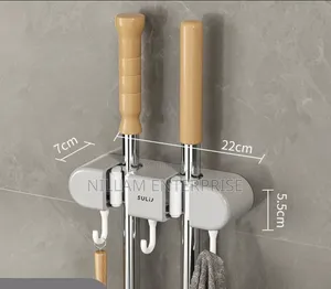Non Slip Wall Mounted Mop Holder*