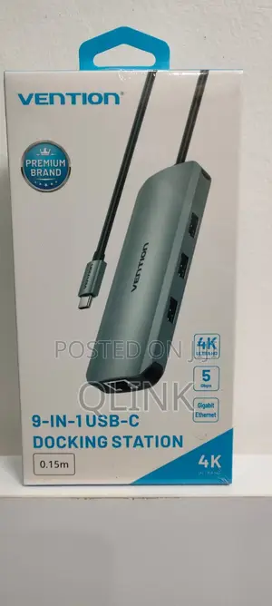 Vention USB C Multi-Function 9 in 1 Docking Station -TQLHB